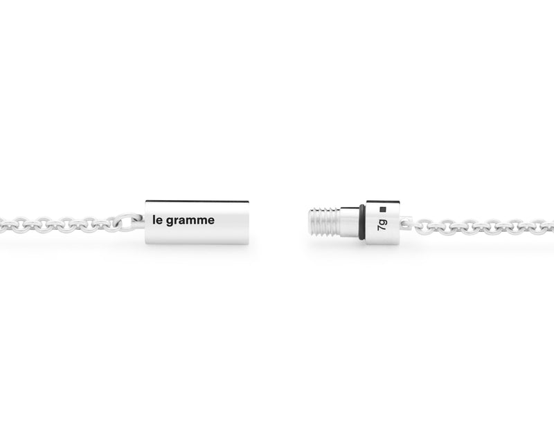 bracelet câble sur chaîne le 7g
