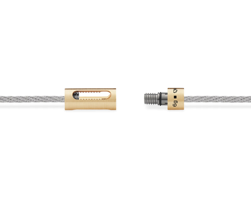 BRACELET CABLE PERF. VIS TI 6G