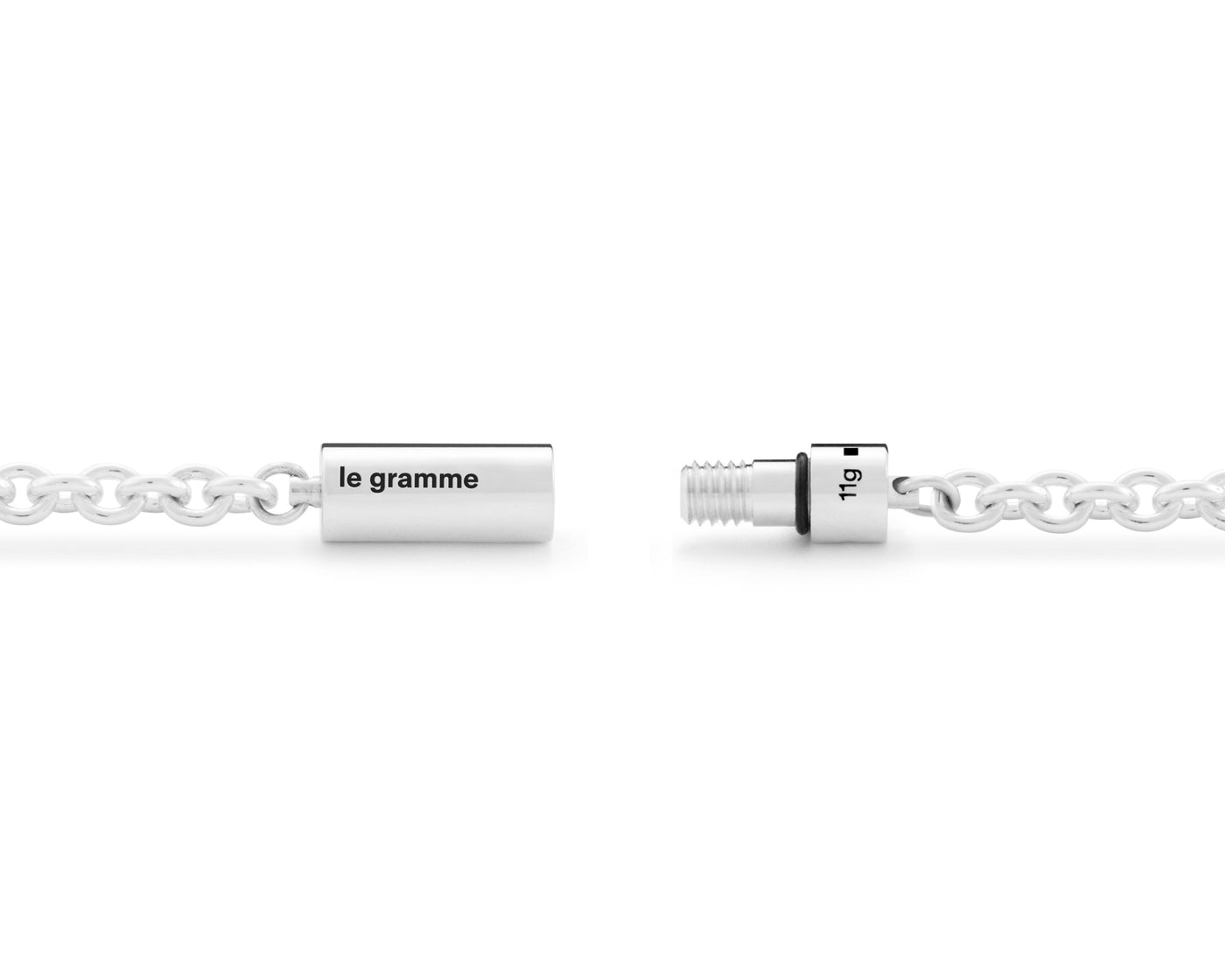 cable bracelet on chain 11g