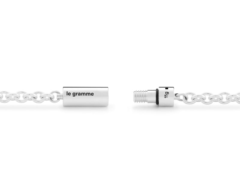 cable bracelet on chain 11g