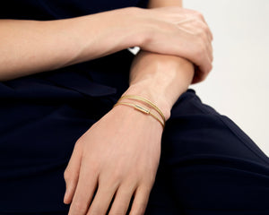 triple wrap cable bracelet 21g