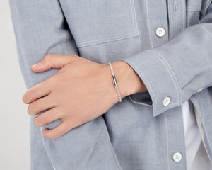 cable bracelet on chain 11g