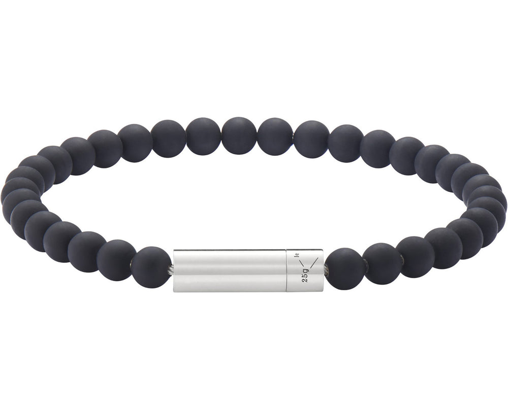 bracelet beads noir soft le 25g