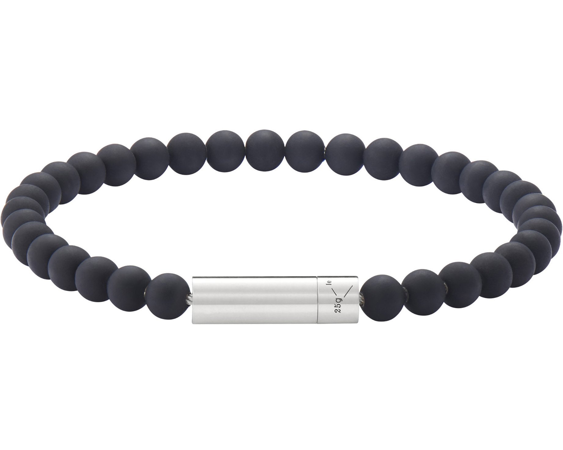 bracelet beads noir soft le 25g