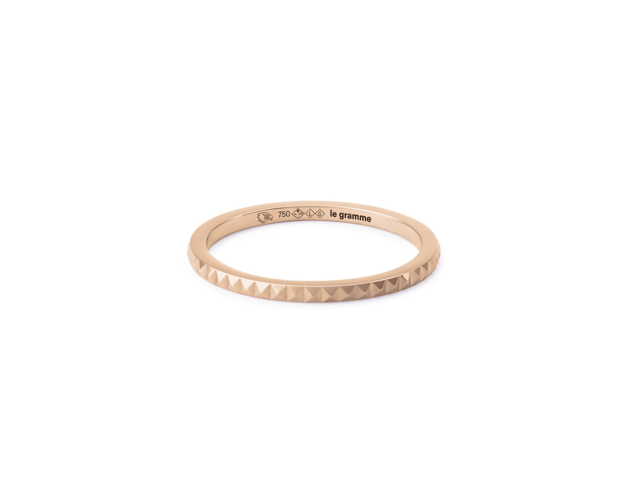 2g guilloche ribbon wedding ring