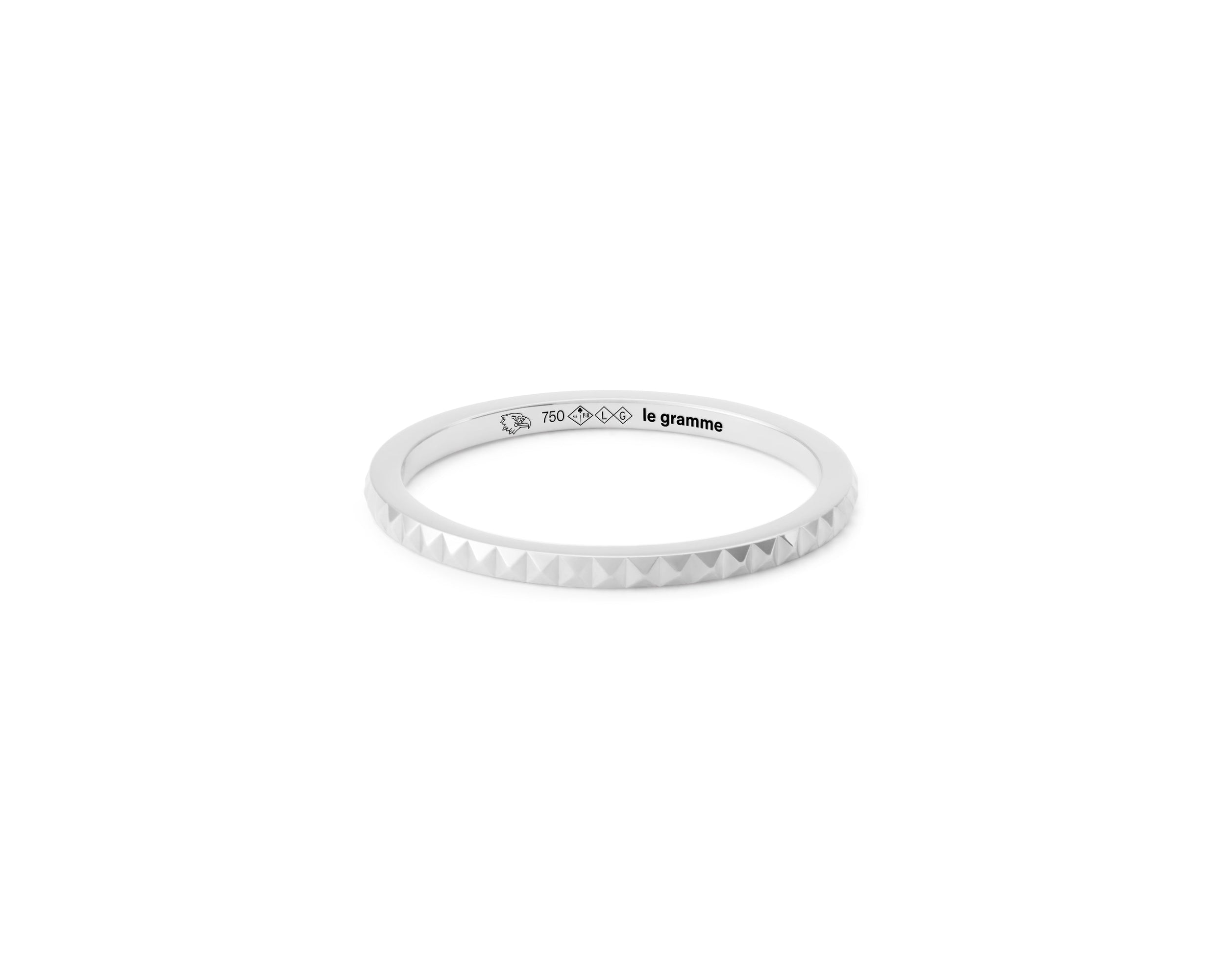 2g guilloche ribbon wedding ring