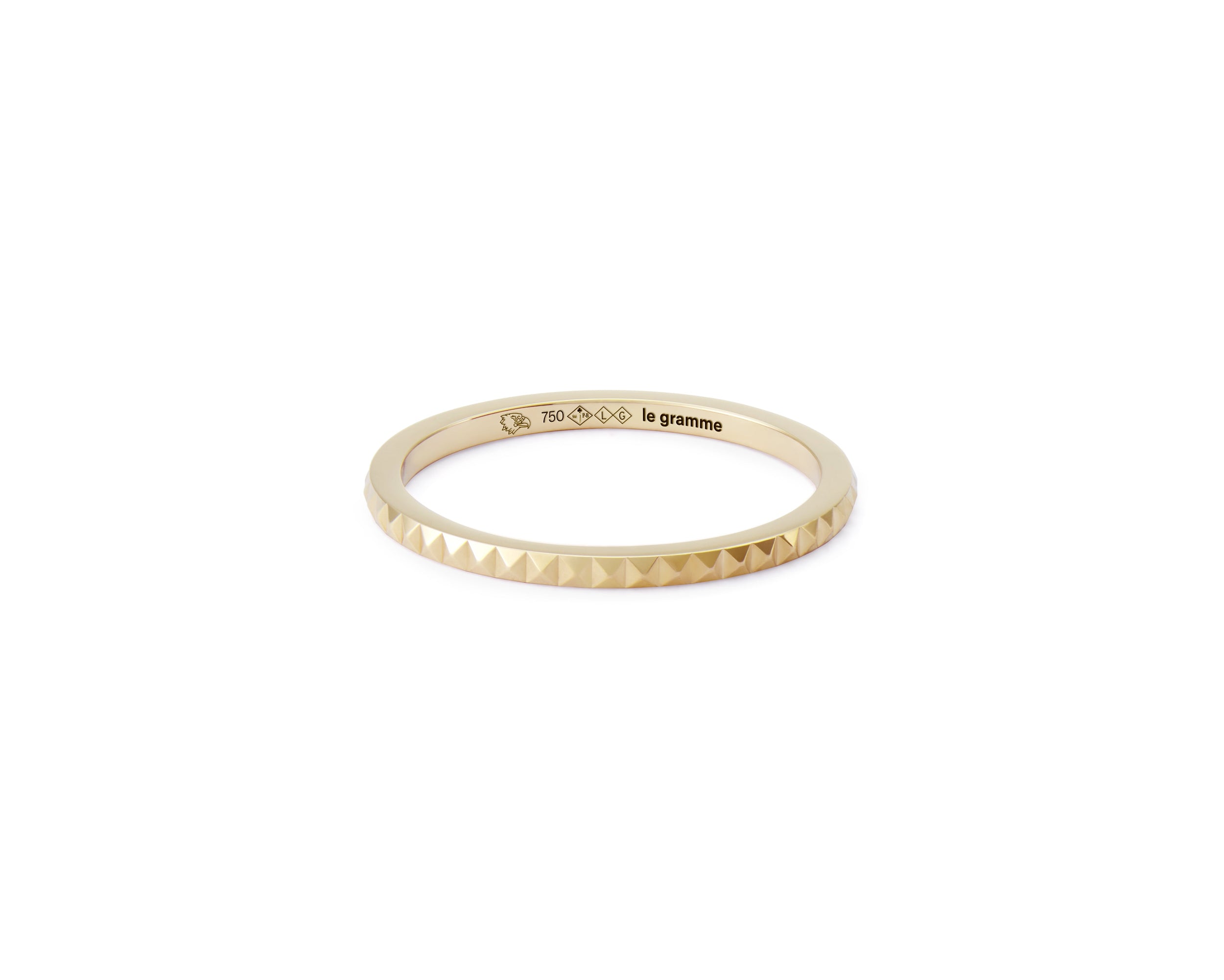 2g guilloche ribbon wedding ring