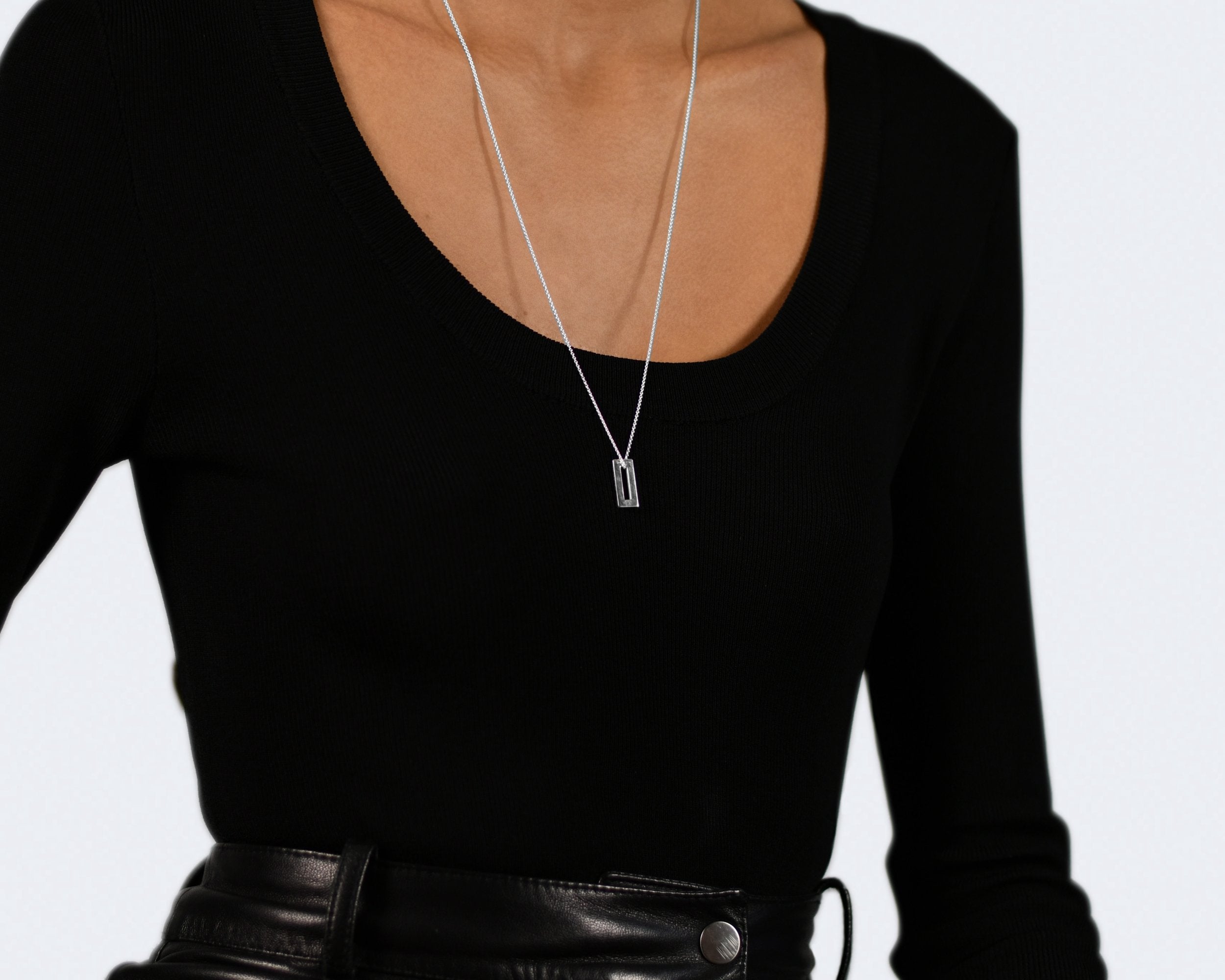 collier rectangle le 1,5g