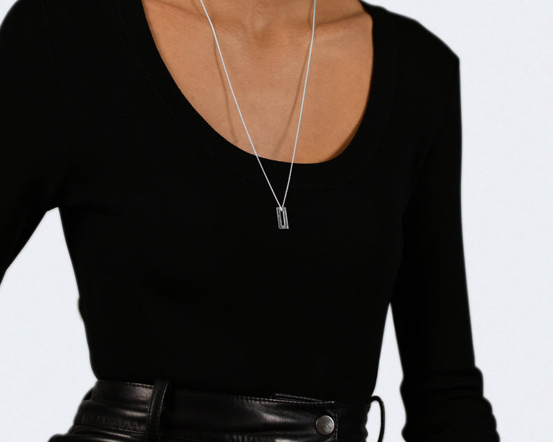 collier rectangle le 1,5g
