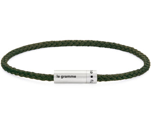 khaki nato cable bracelet 7g
