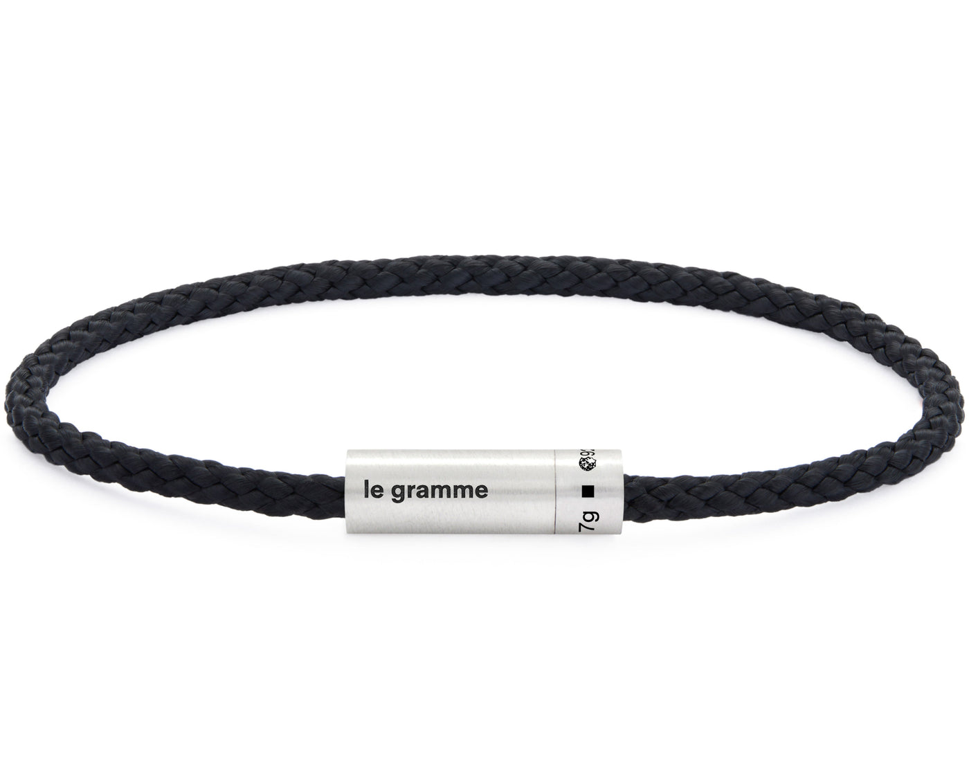 black nato cable bracelet 7g