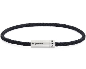 black nato cable bracelet 7g