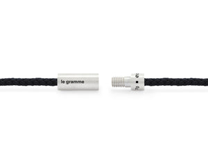 black nato cable bracelet 7g