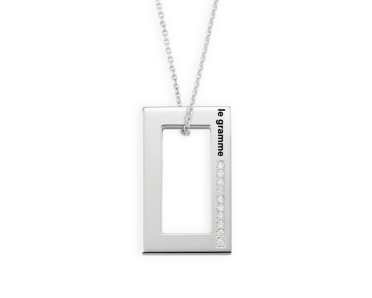 rectangle necklace 3.4g