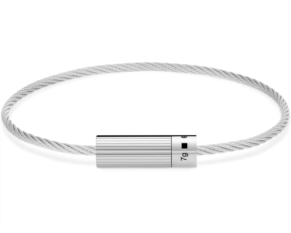 cable bracelet engraved with 7g
