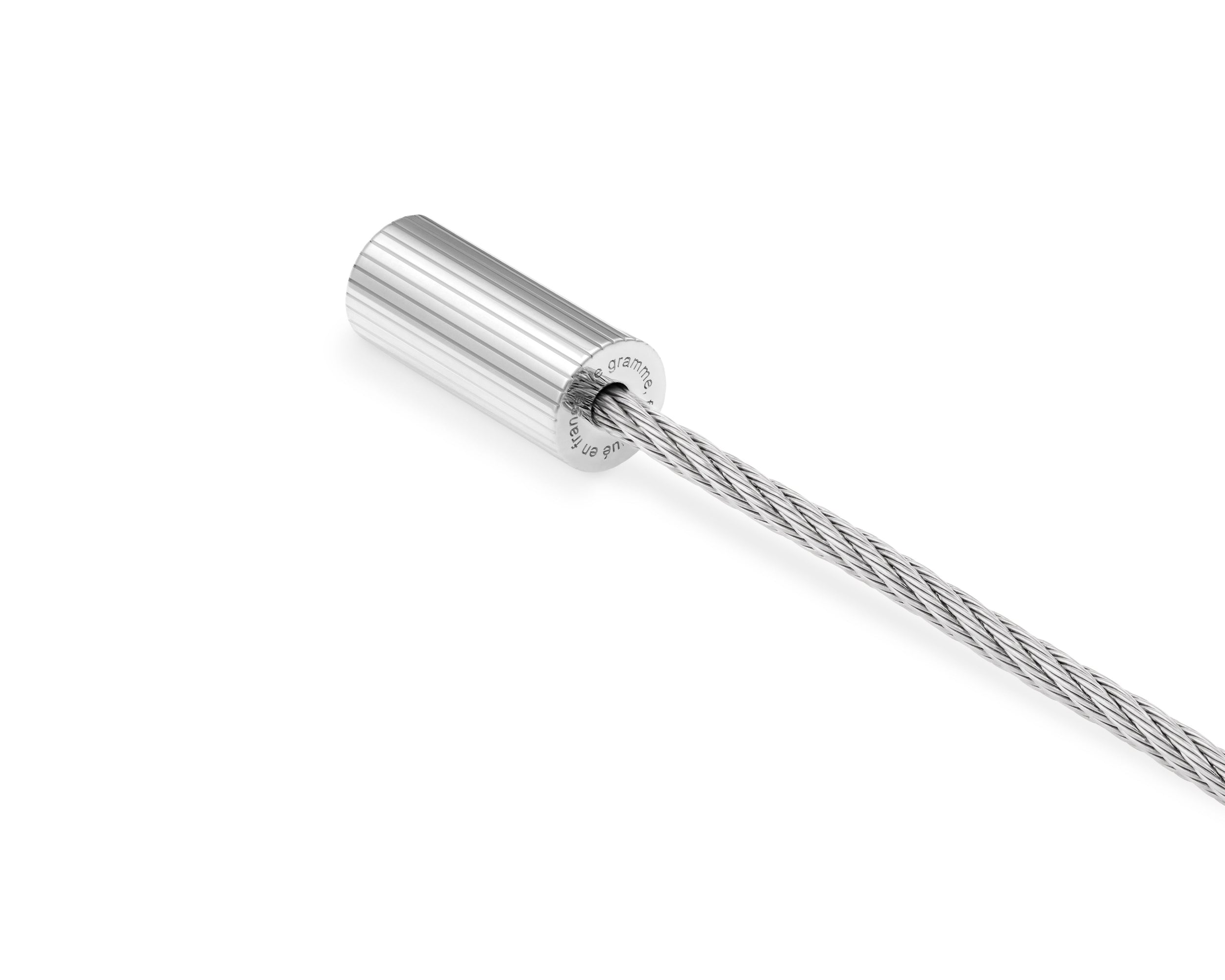 cable bracelet engraved with 7g