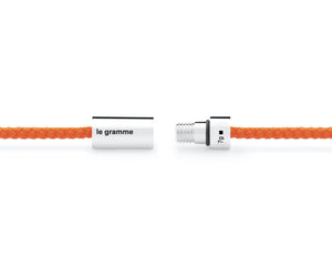 orange nato cable bracelet the 7g