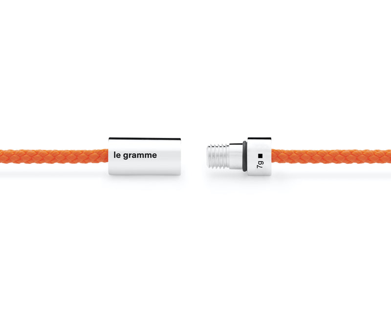 orange nato cable bracelet the 7g