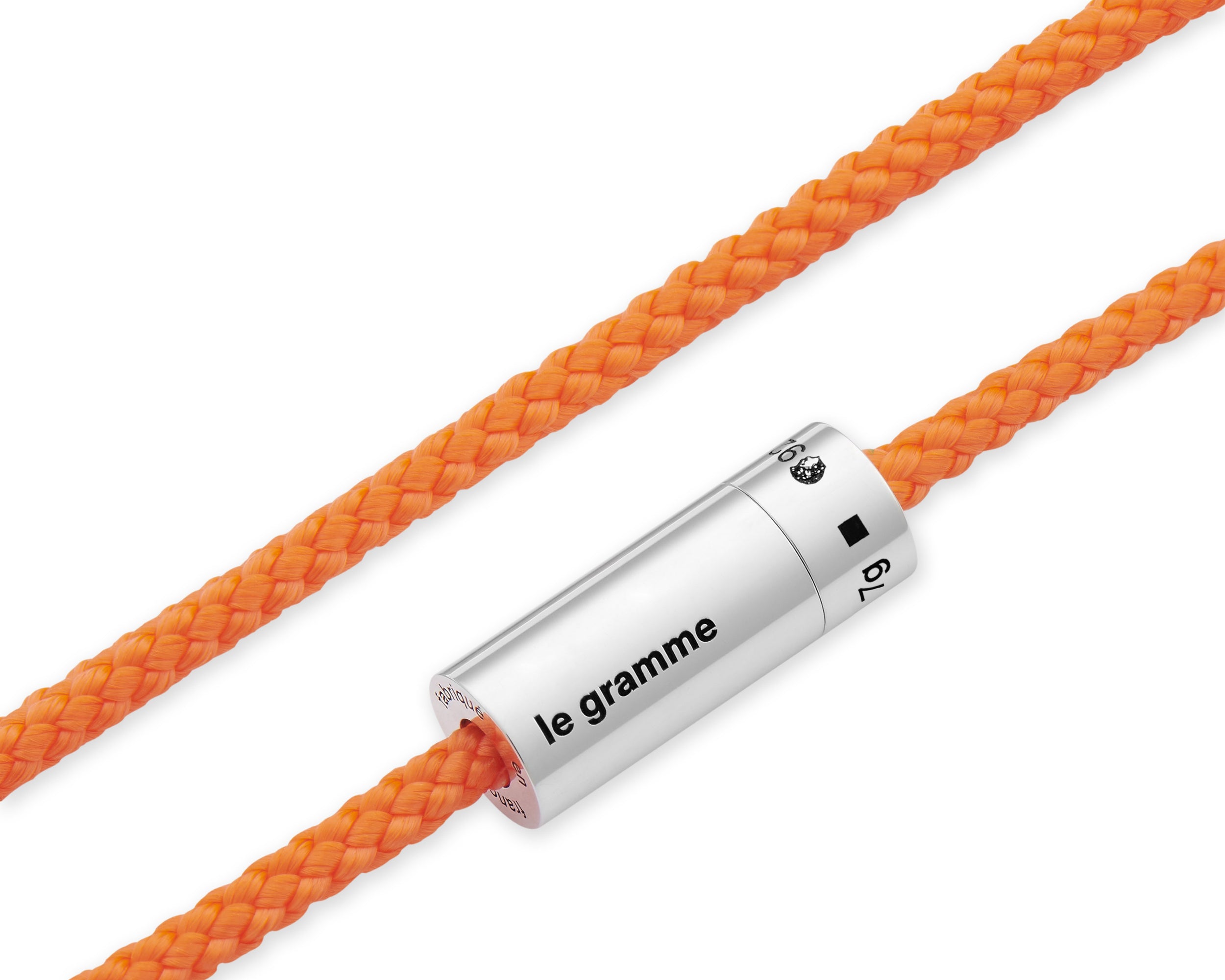 orange nato cable bracelet the 7g