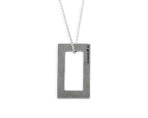 rectangle necklace 3.4g