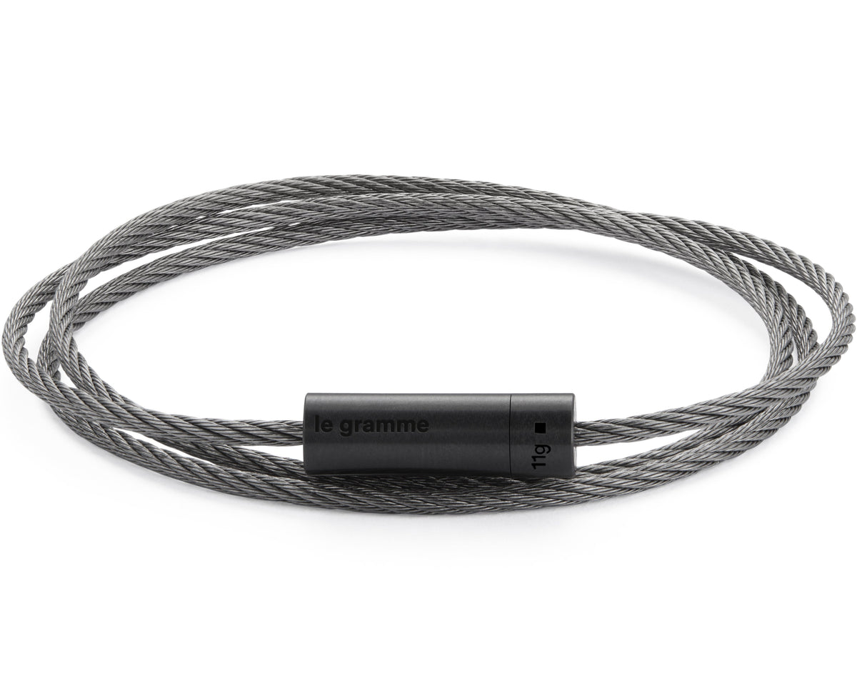 bracelet câble triple tour le 11g