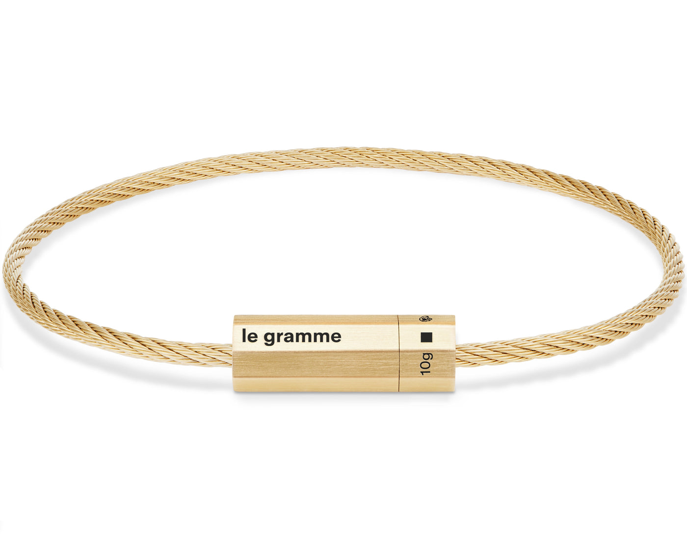 octagon cable bracelet 10g