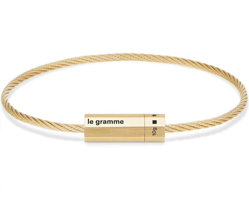 octagon cable bracelet 10g
