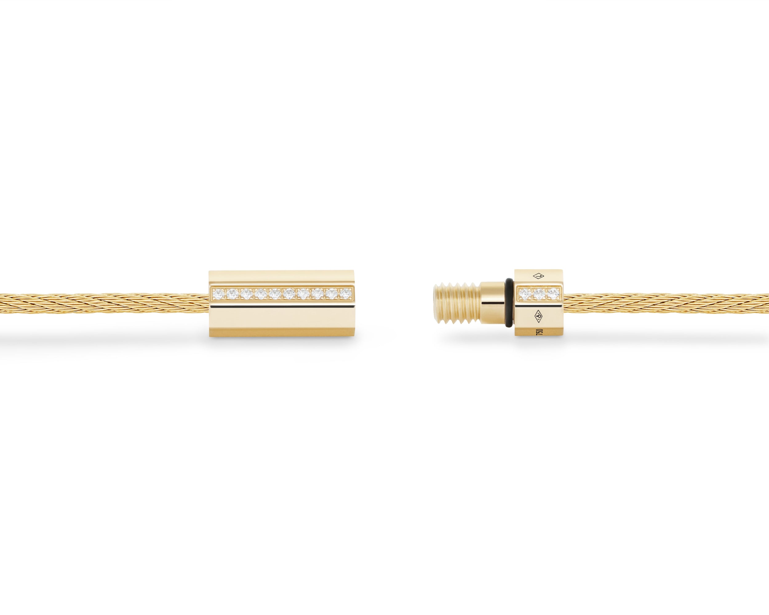 octagon cable bracelet 10g