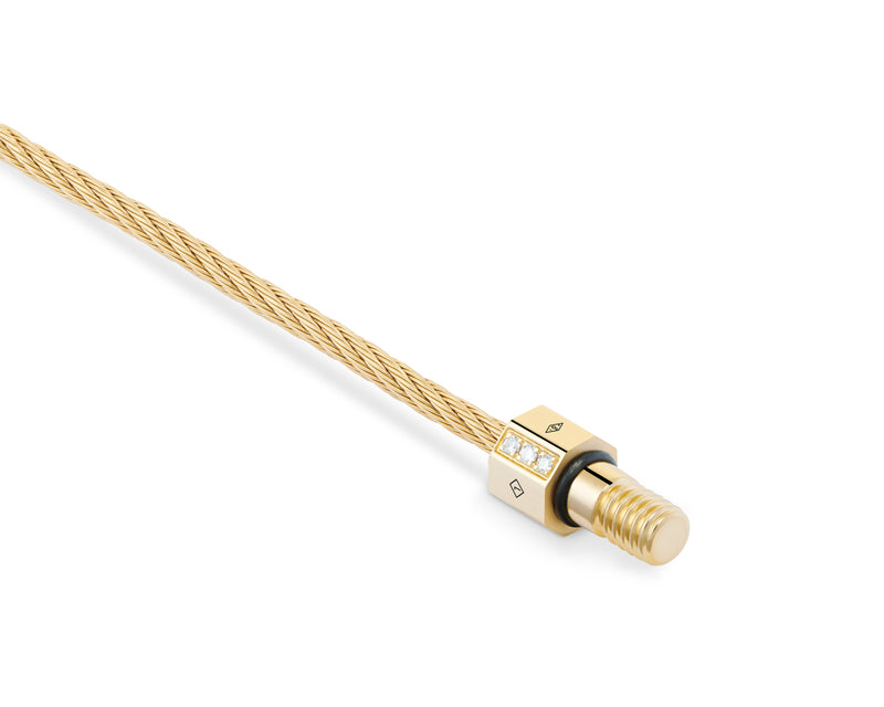 octagon cable bracelet 10g