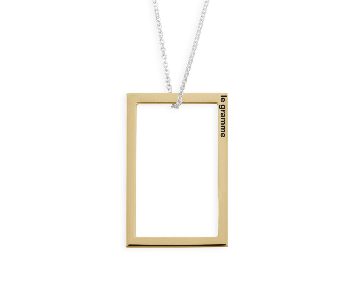 rectangle necklace 2.7g