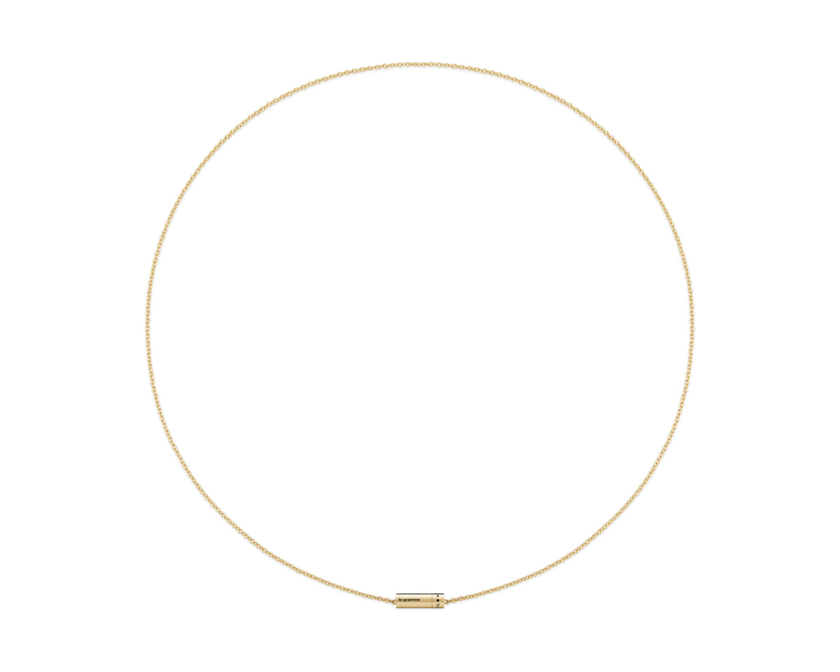 collier câble sur chaîne le 17g