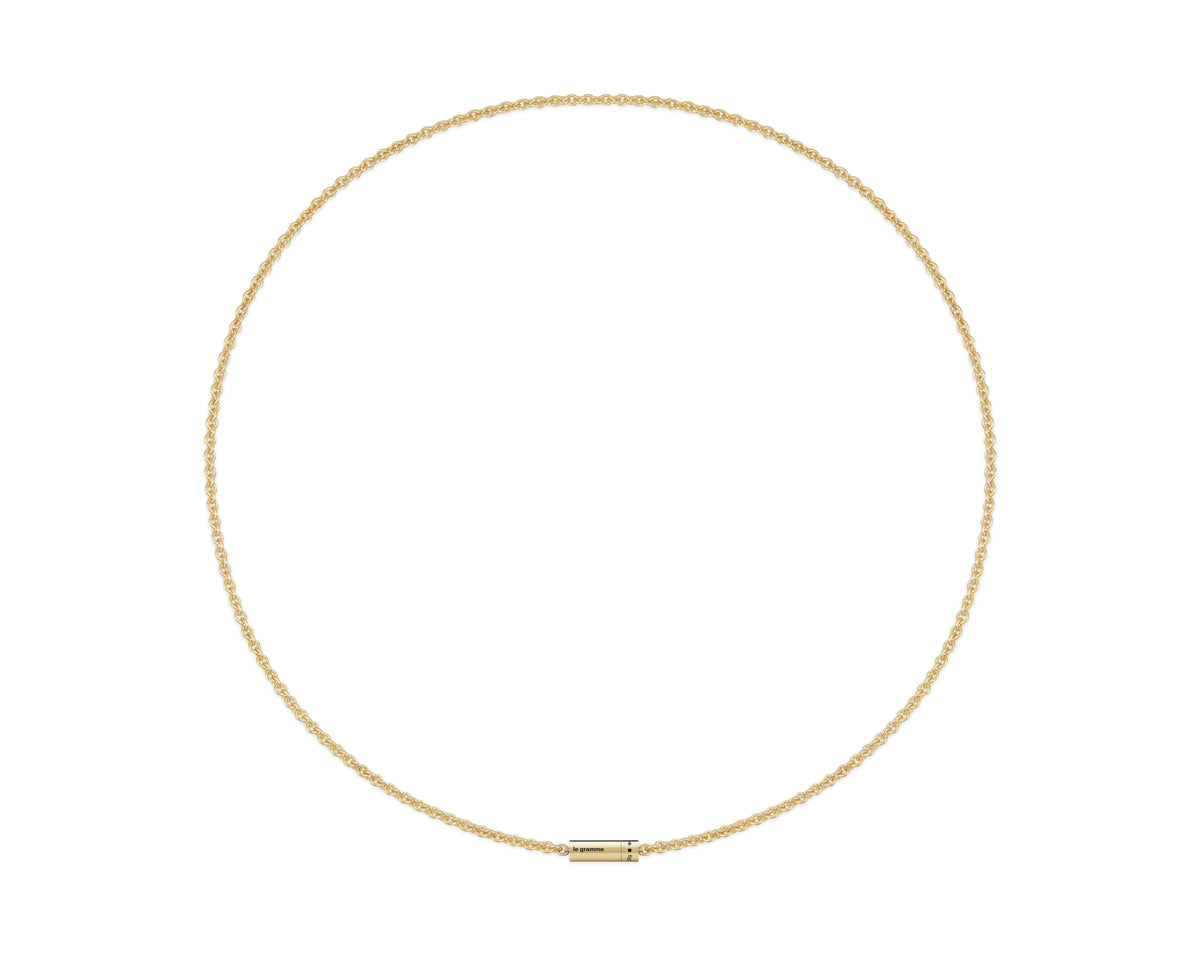 collier câble sur chaîne le 39g