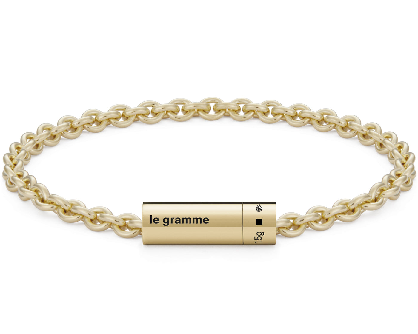 cable bracelet on chain 15g
