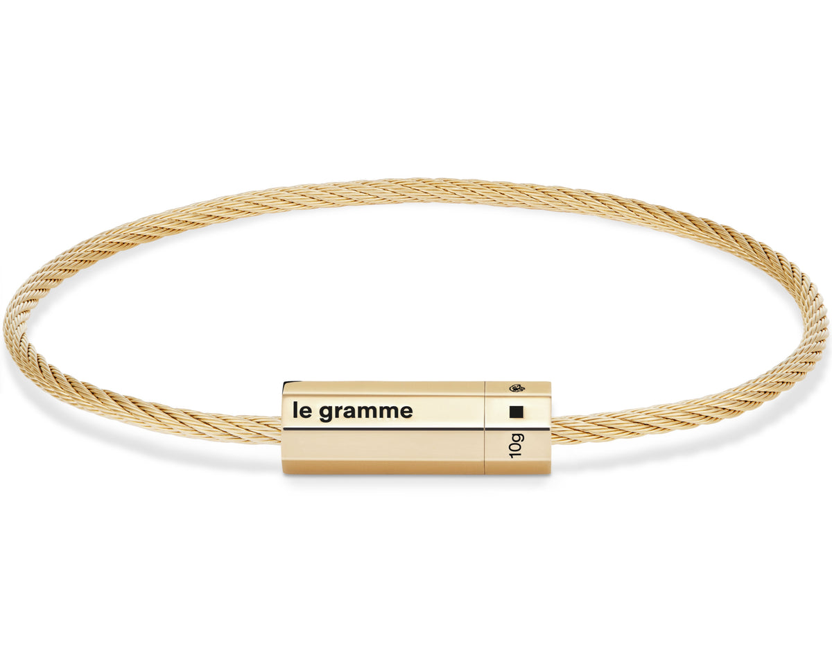 octagon cable bracelet 10g