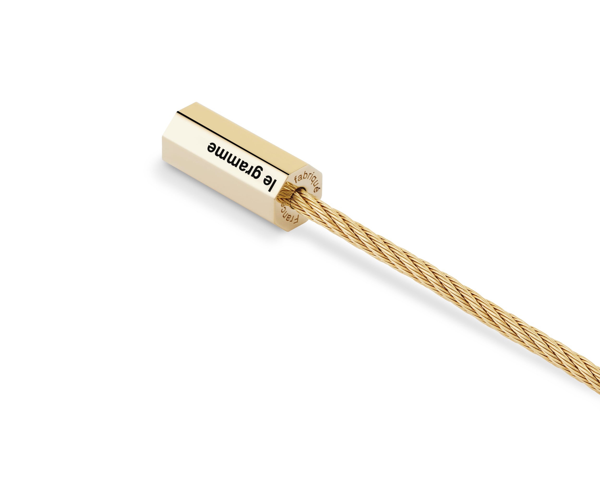 octagon cable bracelet 10g