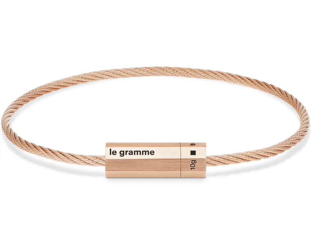 octagon cable bracelet 10g