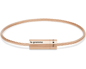 octagon cable bracelet 10g