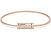 octagon cable bracelet 10g