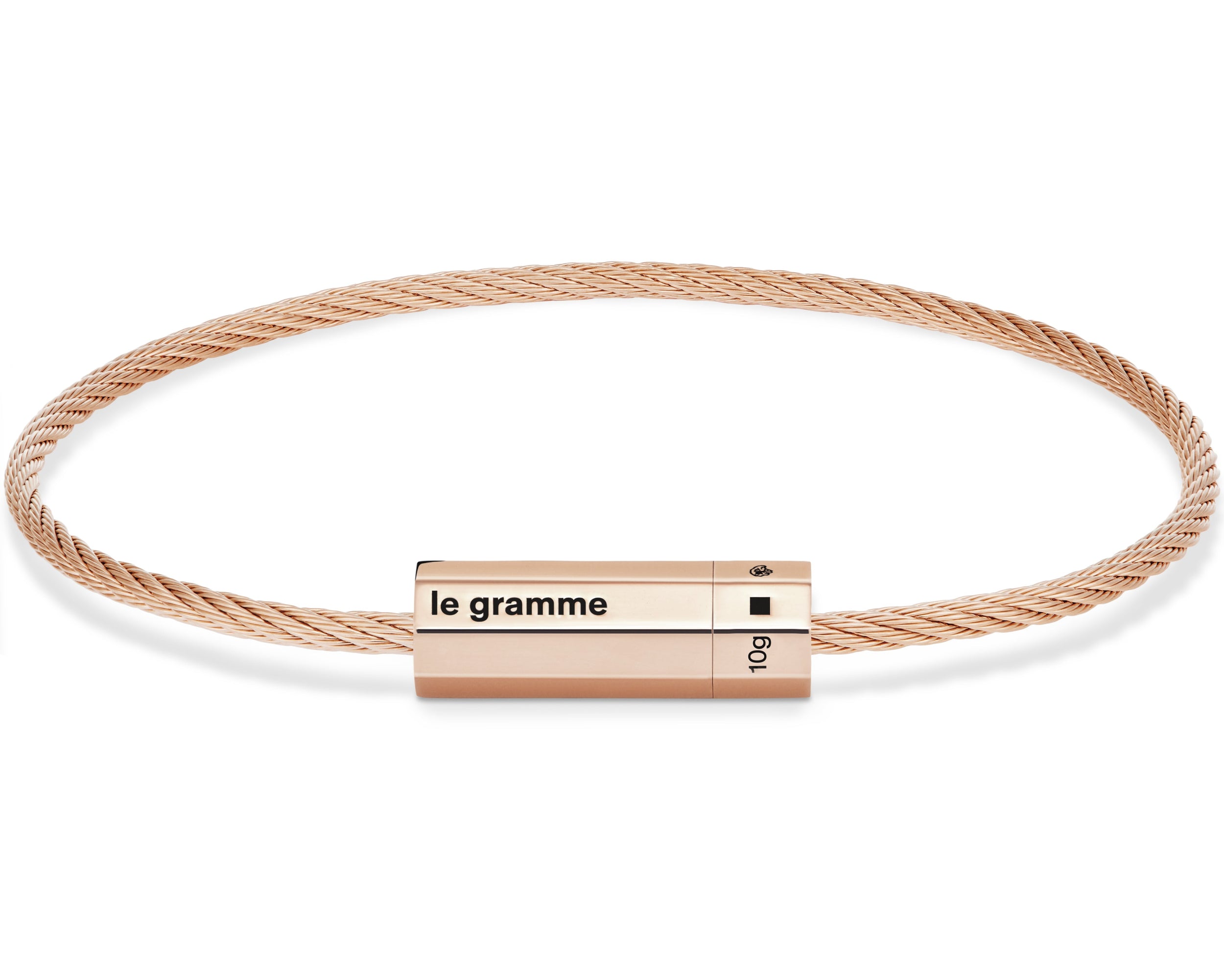octagon cable bracelet 10g