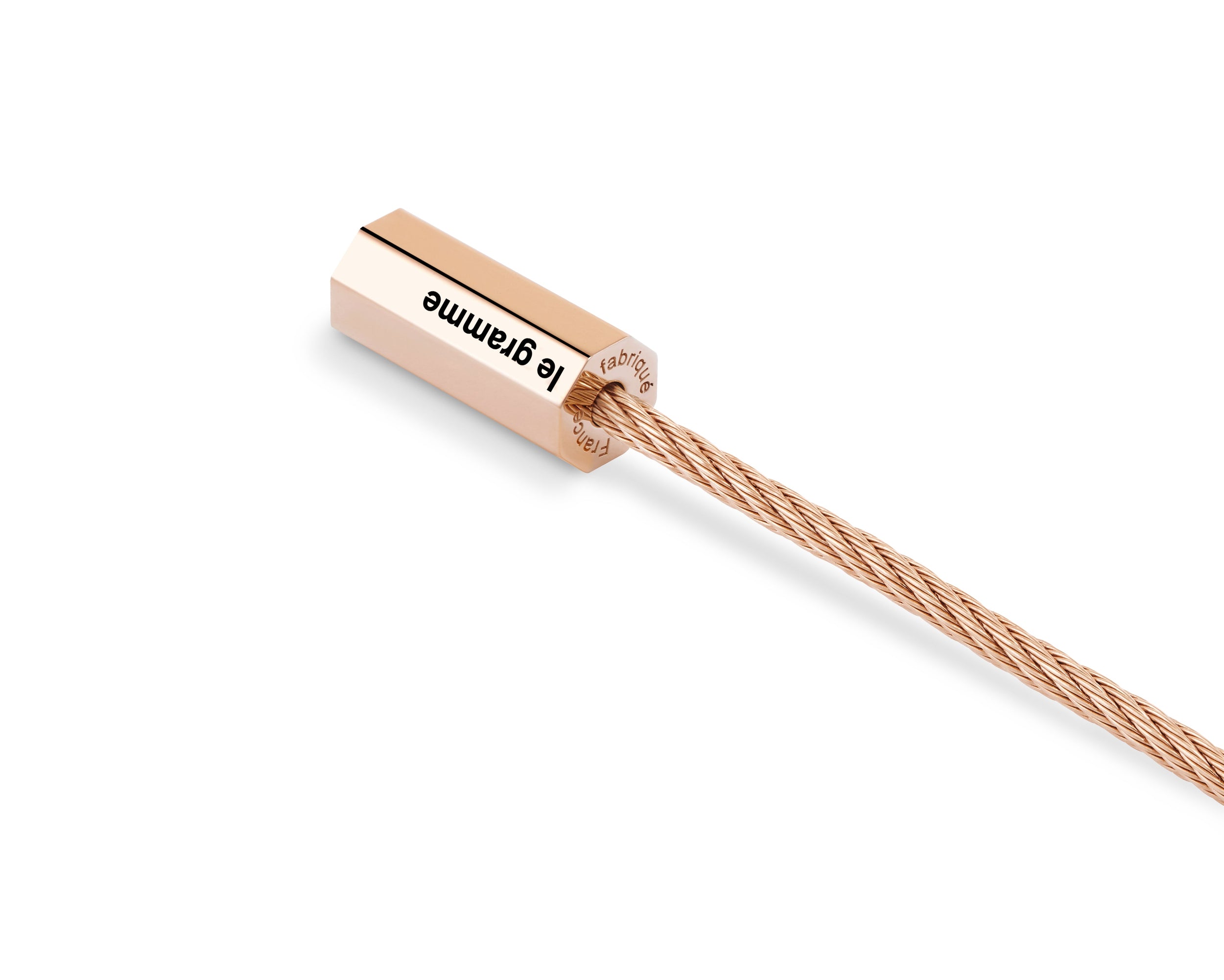 octagon cable bracelet 10g