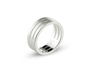 perforated ribbon ring 7g