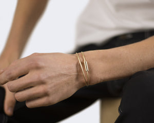 bracelet câble double tour le 15g