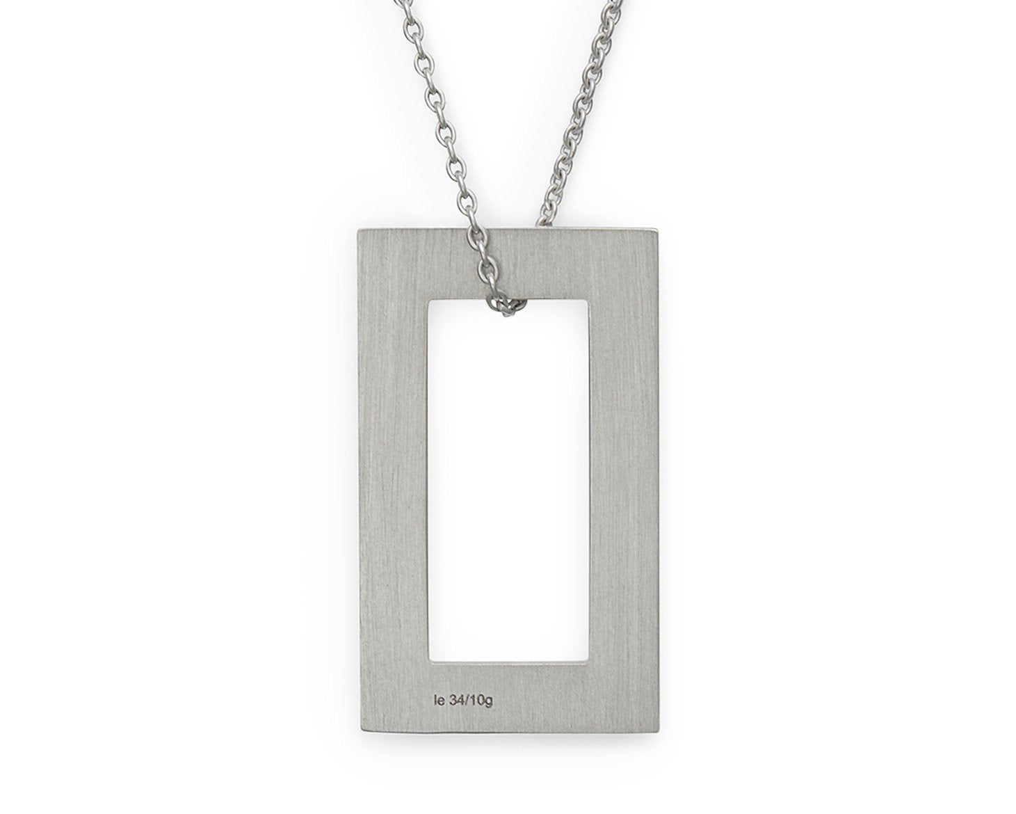 collier rectangle le 3,4g