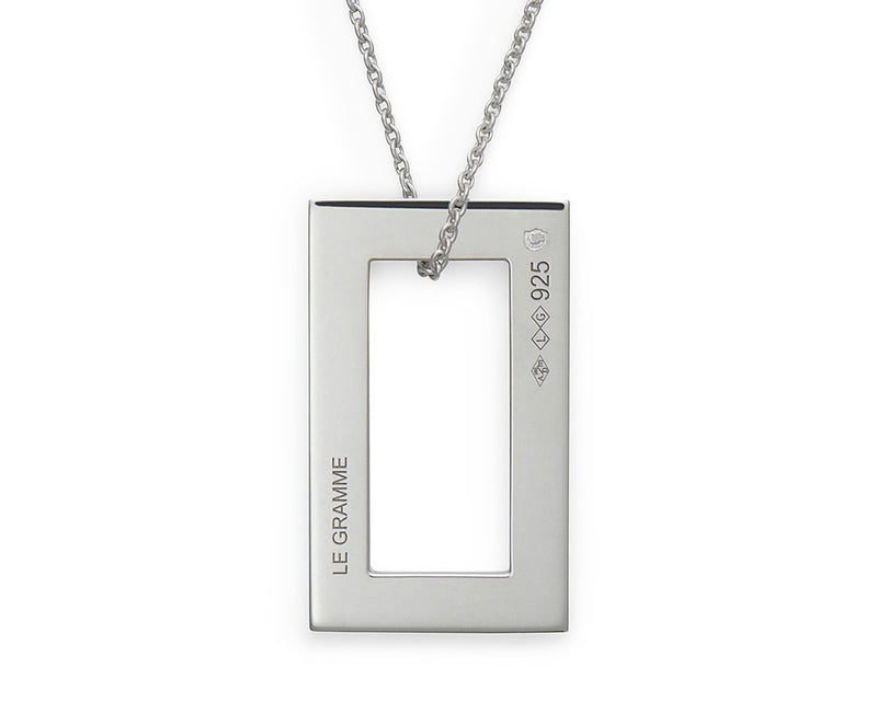 collier rectangle le 3,4g