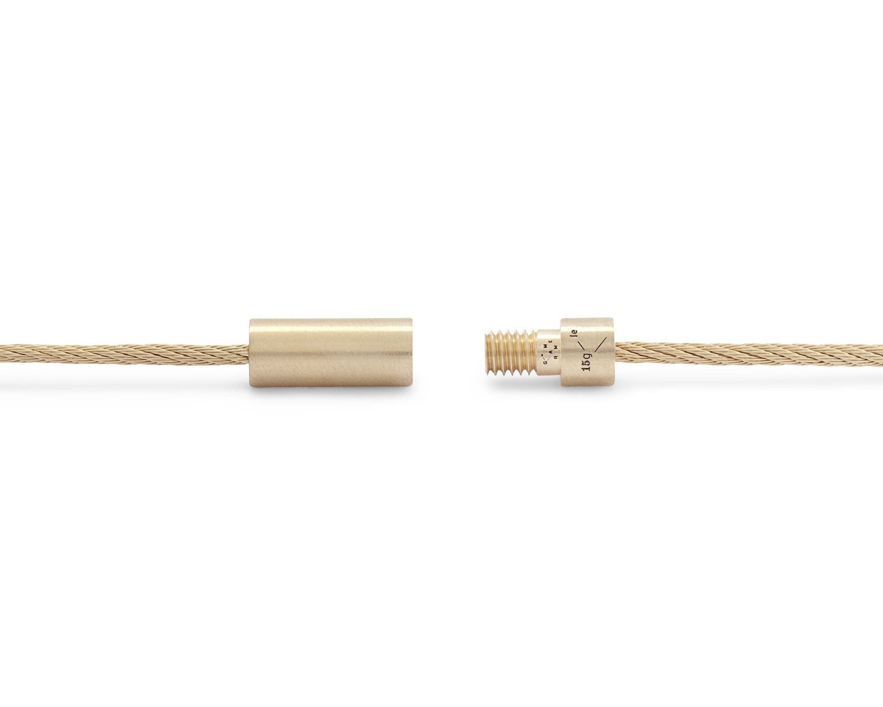 bracelet câble double tour le 15g