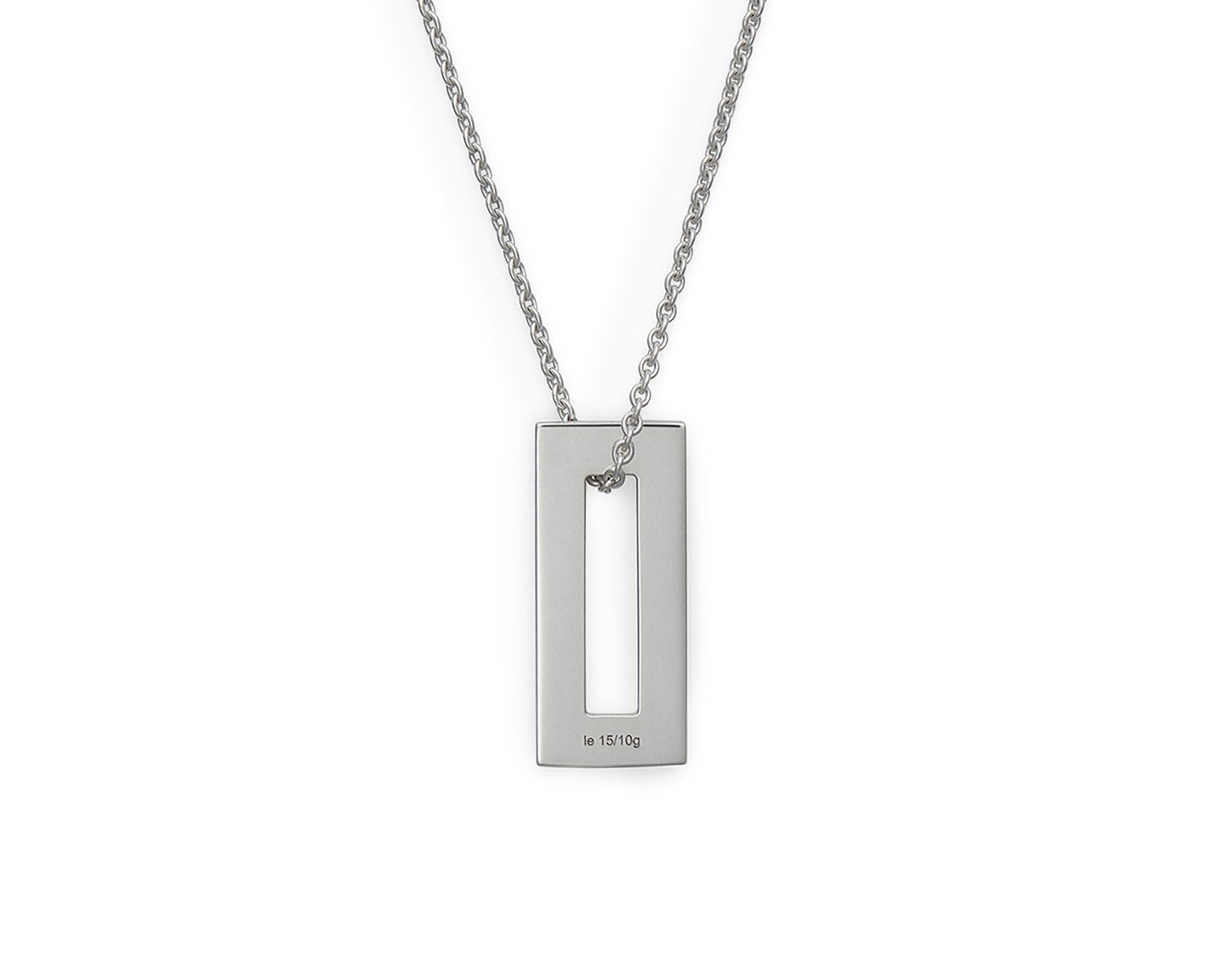 collier rectangle le 1,5g