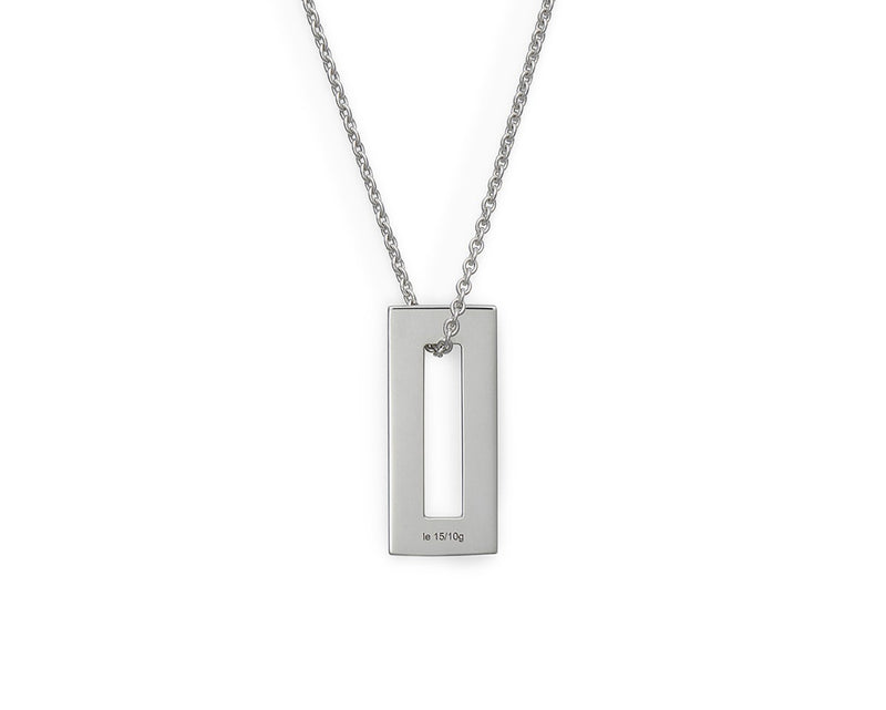 collier rectangle le 1,5g